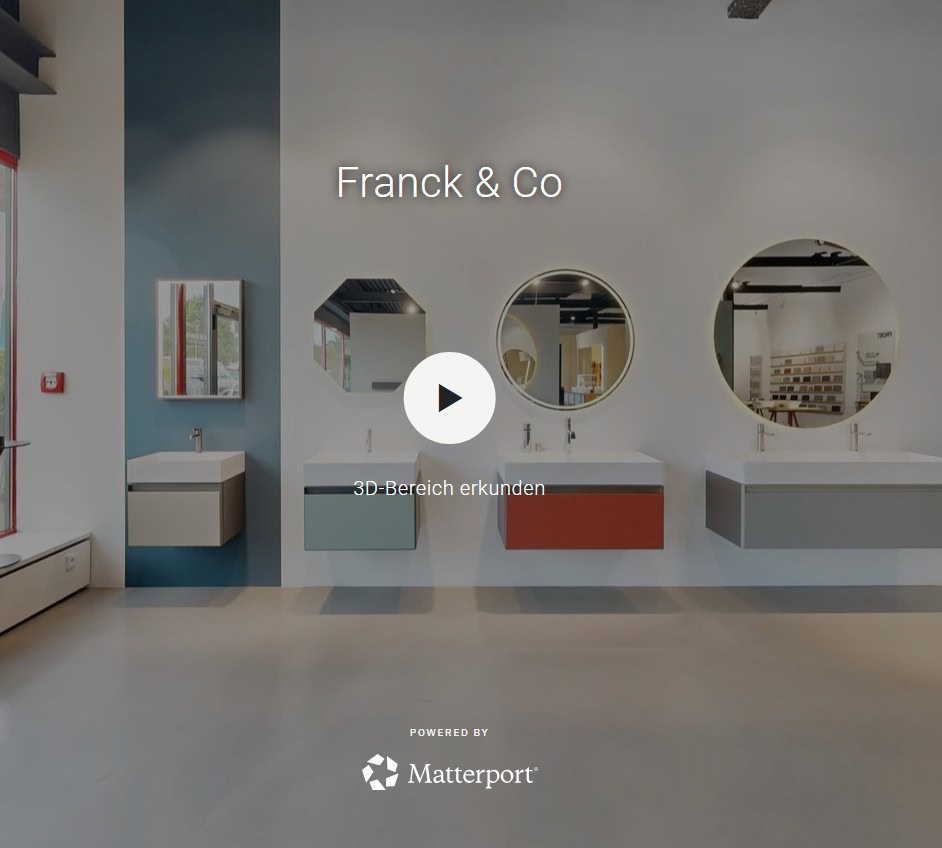 Vorschau für den virtuellen Rundgang des Showroom Lübeck von Franck & CO.