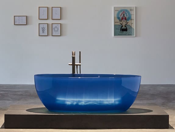 antonio lupi badewanne reflex blau